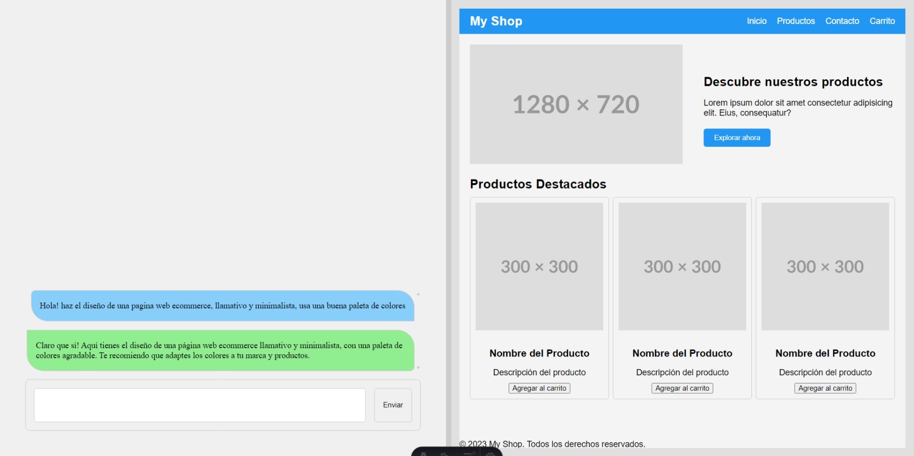 AI Gemini HTML Generator